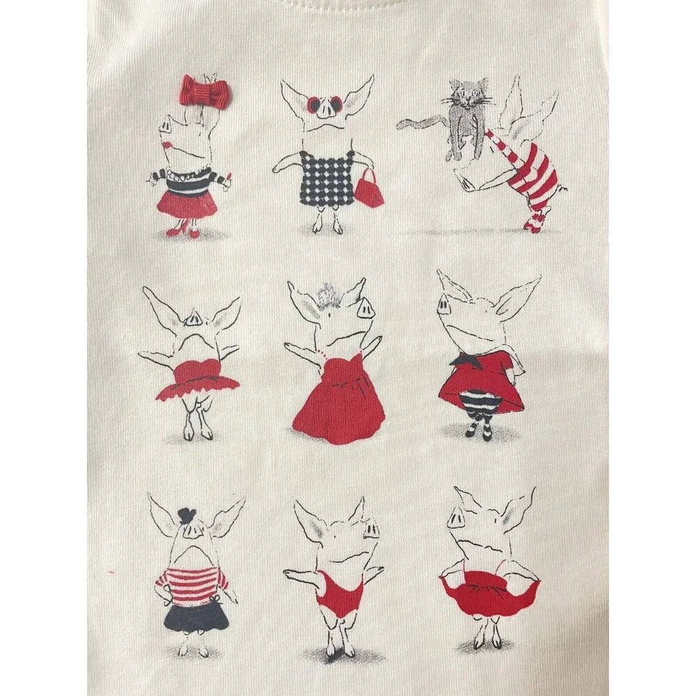 So Cute Gymboree OLIVIA Baby Girl Tee 12-18 M
